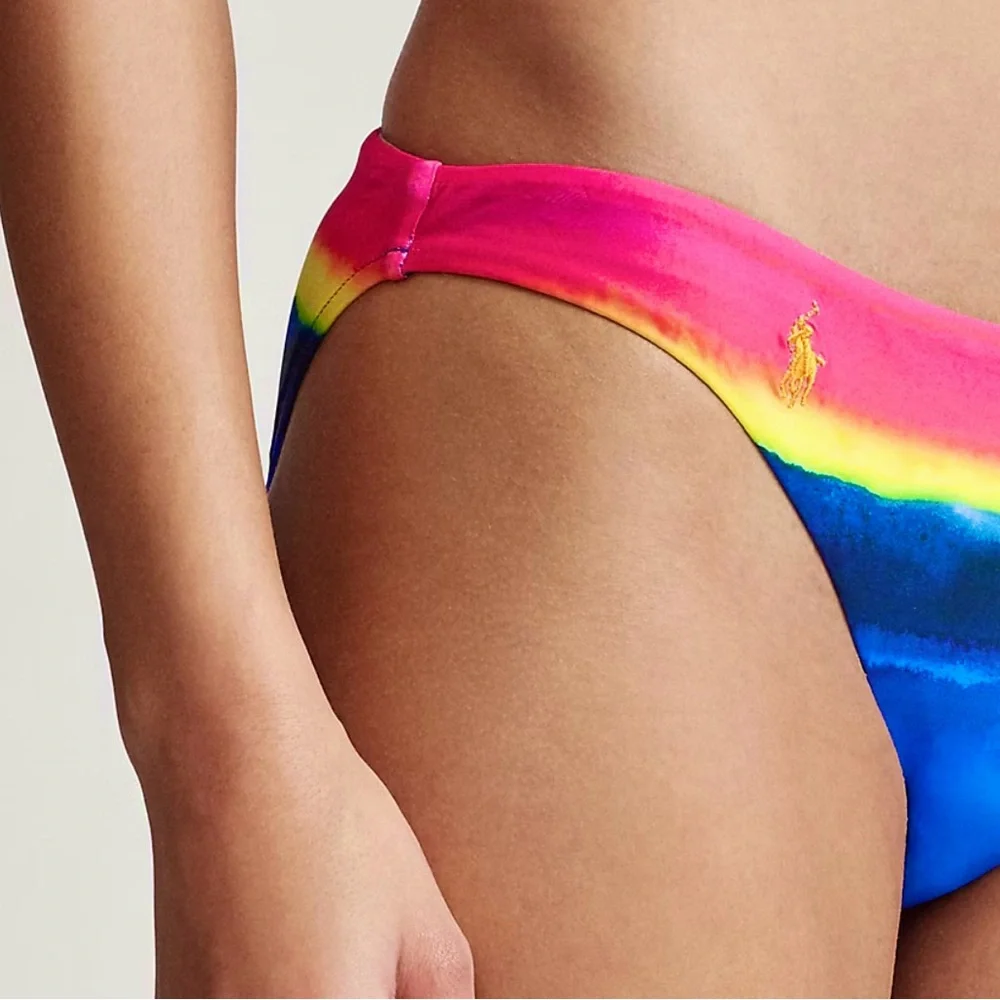 NWOT Ralph Lauren Dip-Dyed Hipster Bikini Bottom
